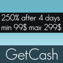 GetCash Inc 250% after 4 days!